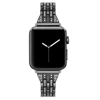 Köp Slim Bling Bracelet Apple Watch 38/40/41 mm Svart Online