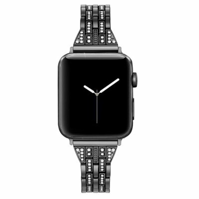 Köp Slim Bling Bracelet Apple Watch Ultra 3 49mm Svart Online