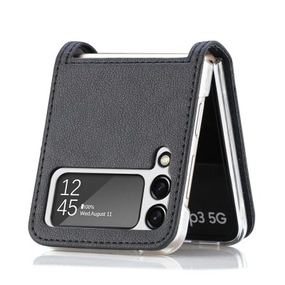 Köp Slim Card Wallet Samsung Galaxy Z Flip 4 Svart Online
