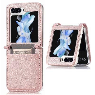 Köp Slim Card Wallet Samsung Galaxy Z Flip 5 Rosa Online