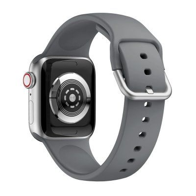 Soft Silikonarmband Apple Watch 38/40/41 mm Grå - Techhuset.se