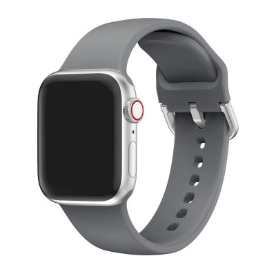 Soft Silikonarmband Apple Watch 38/40/41 mm Grå - Techhuset.se