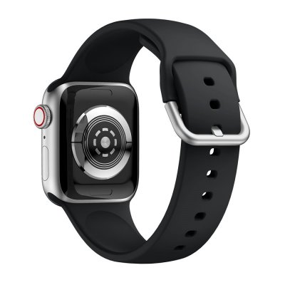 Soft Silikonarmband Apple Watch 38/40/41 mm Svart - Techhuset.se