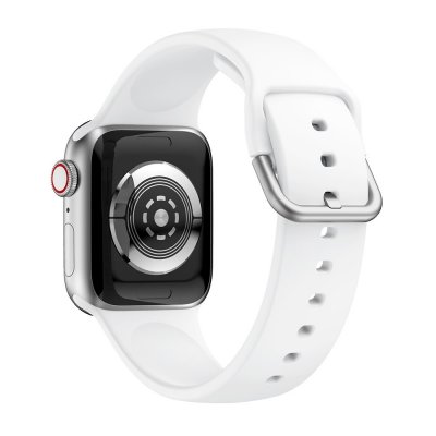 Soft Silikonarmband Apple Watch 38/40/41 mm Vit - Techhuset.se