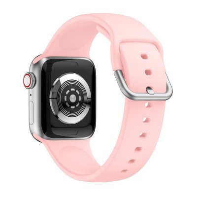 Köp Soft Silikonarmband Apple Watch 41mm Series 9 Rosa Online