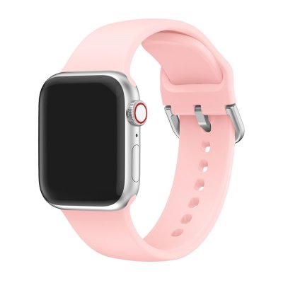 Köp Soft Silikonarmband Apple Watch 41mm Series 9 Rosa Online