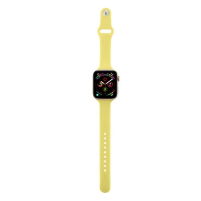 Köp Soft Silikonarmband Apple Watch 42/44mm Gul Online Idag - Techhuset.se 4