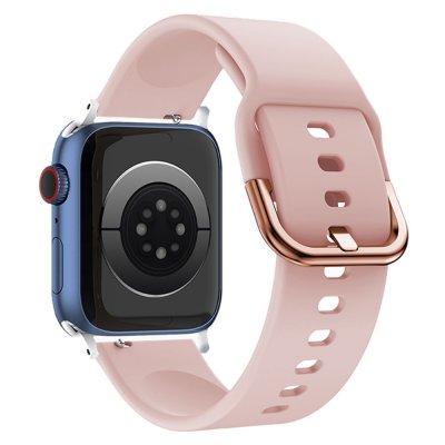 Köp Soft Silikonarmband Apple Watch Ultra 3 49mm Rosa Online