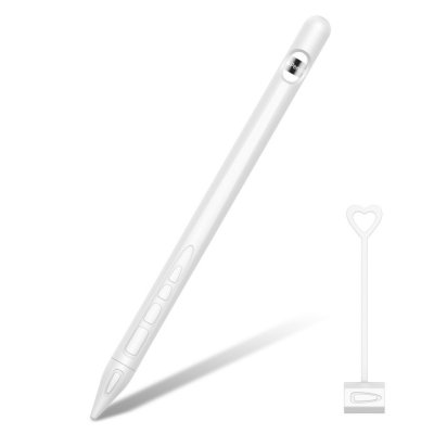Soft Silikonskal iPad Pencil 1 Vit - Techhuset.se