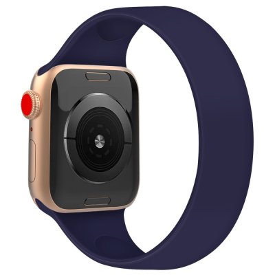 Solo Silikonarmband Apple Watch 42/44mm Blå - Techhuset.se