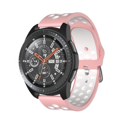 Sportarmband Samsung Galaxy Watch 46mm/Gear S3 Rosa/Vit - Techhuset.se