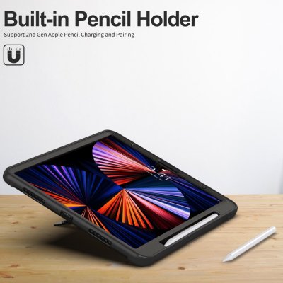 Köp Stöttåligt Skal iPad Pro 12.9 4th Gen (2020) Svart Online