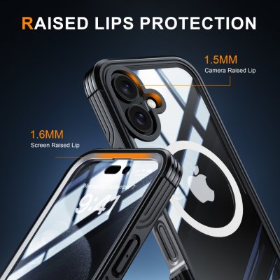Ultra Full Protection MagSafe Case iPhone 16 Black