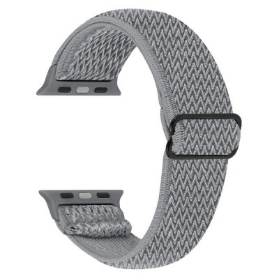 Köp Vävd Nylonarmband Apple Watch 41mm Series 9 Grå Online