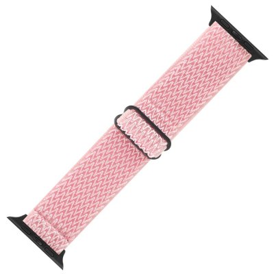 Köp Vävd Nylonarmband Apple Watch 45mm Series 9 Rosa Online