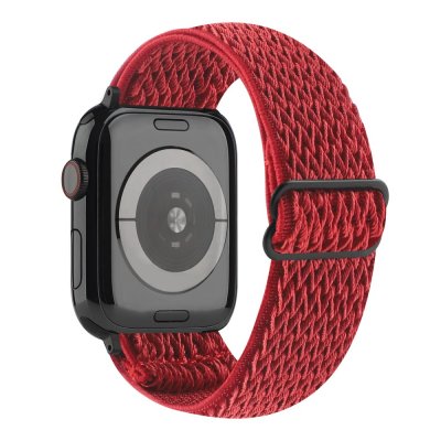Vävd Nylonarmband Apple Watch Ultra 2 49mm Röd