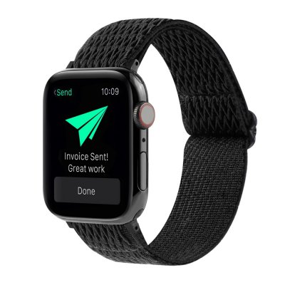 Köp Vävd Nylonarmband Apple Watch Ultra 3 49mm Svart Online