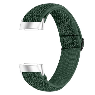 Köp Vävd Nylonarmband Fitbit Charge 5 Grön Online