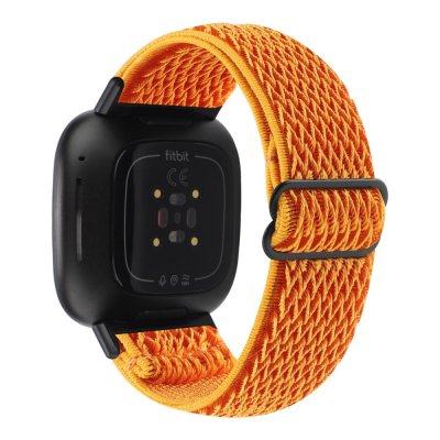 Köp Vävd Nylonarmband Fitbit Versa 4/Sense 2 Orange Online
