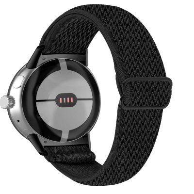 Vävd Nylonarmband Google Pixel Watch 2 Svart