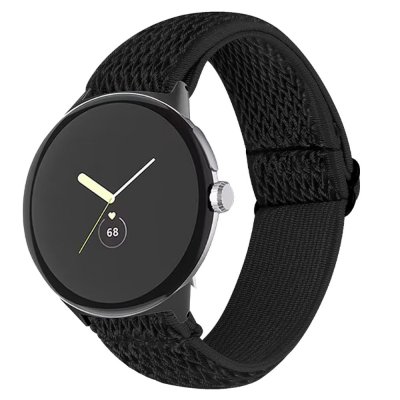 Vävd Nylonarmband Google Pixel Watch 3 41mm Svart