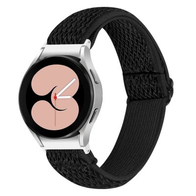 Köp Vävd Nylonarmband Samsung Galaxy Watch 5 40/44/Pro 45mm Svart Online