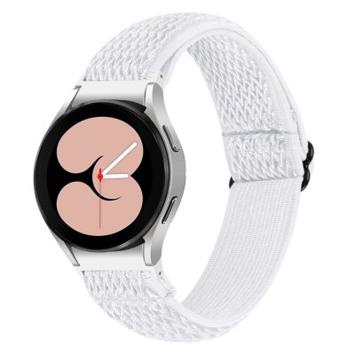 Köp Vävd Nylonarmband Samsung Galaxy Watch 5 40/44/Pro 45mm Vit Online