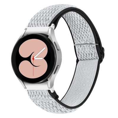 Köp Vävd Nylonarmband Samsung Galaxy Watch 6 40mm Svart/Vit Online