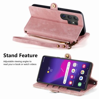 Plånboksfodral Samsung Galaxy S24 Ultra Rosa