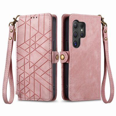 Plånboksfodral Samsung Galaxy S24 Ultra Rosa