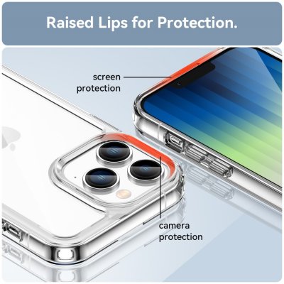 Köp Hybrid Edge Case iPhone 14 Pro Max Transparent Online