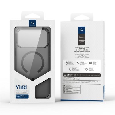 Produktförpackning till Dux Ducis Yind Series Case i svart för iPhone 17 Pro Max