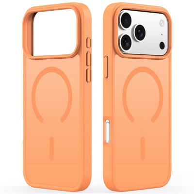dux ducis yind iphone 17 pro orange mobilskal – baksida och framsida