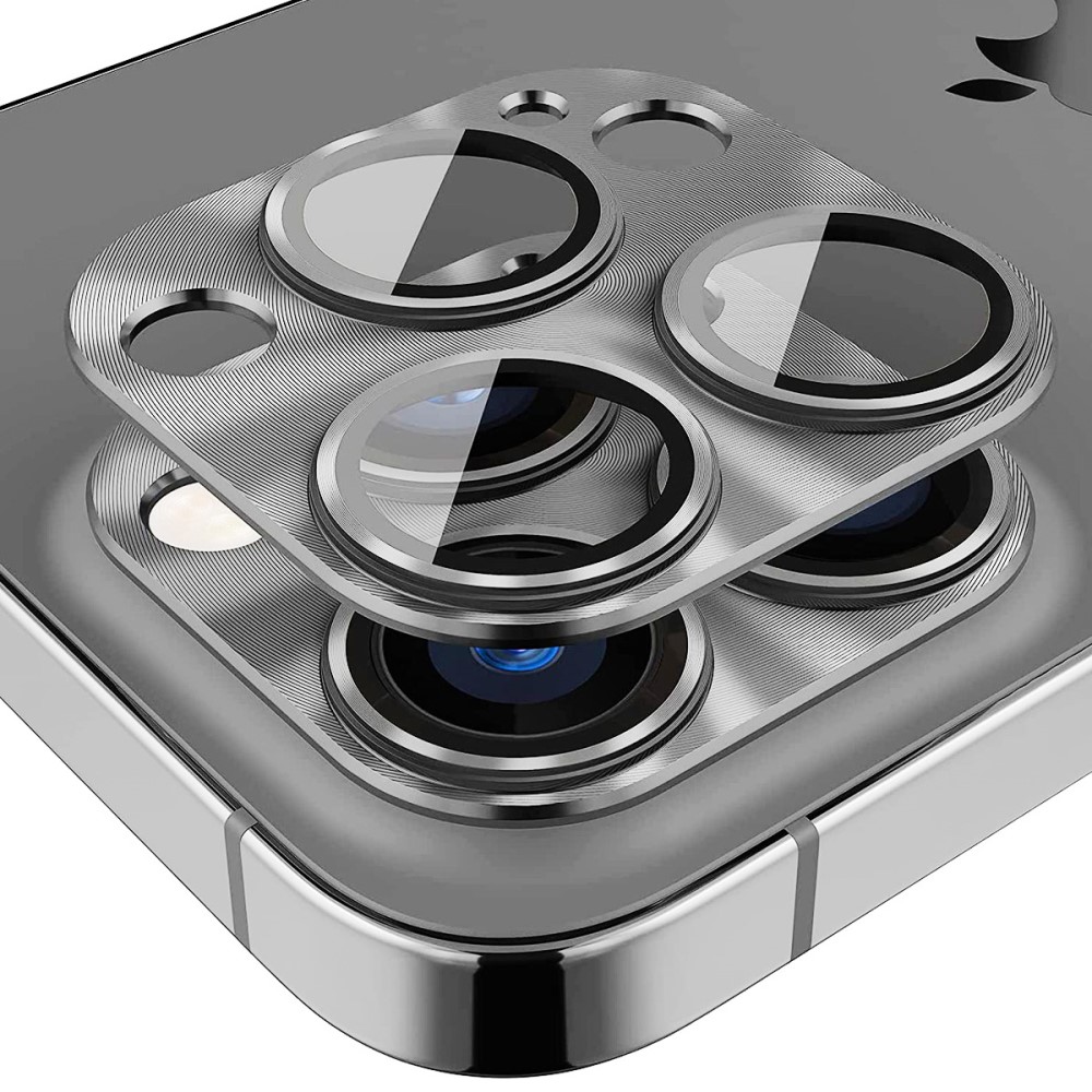 Hat Prince Kameraskydd Aluminium iPhone 16 Pro Grå