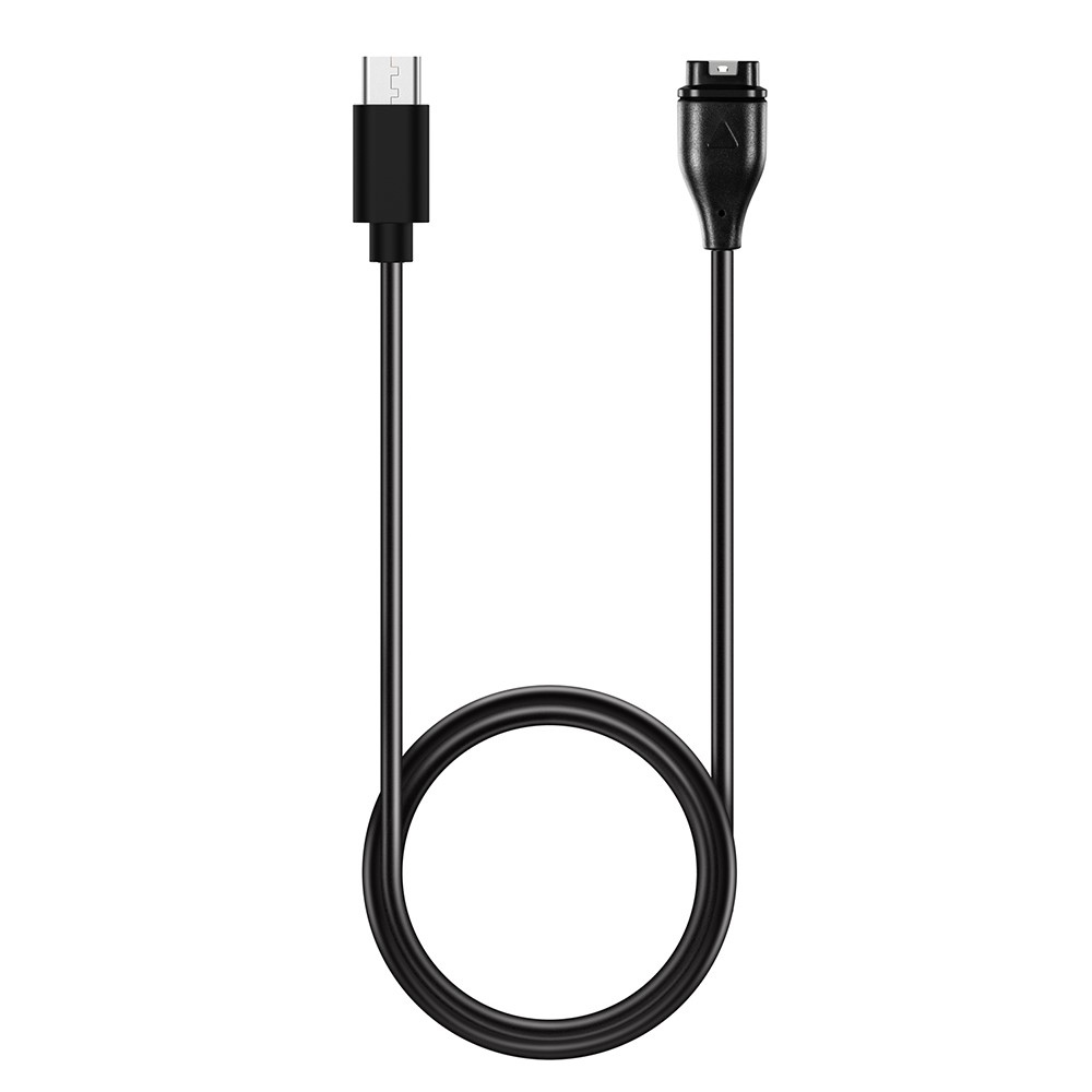 Laddningskabel USB-C Garmin Fenix 5 Plus 1m Svart