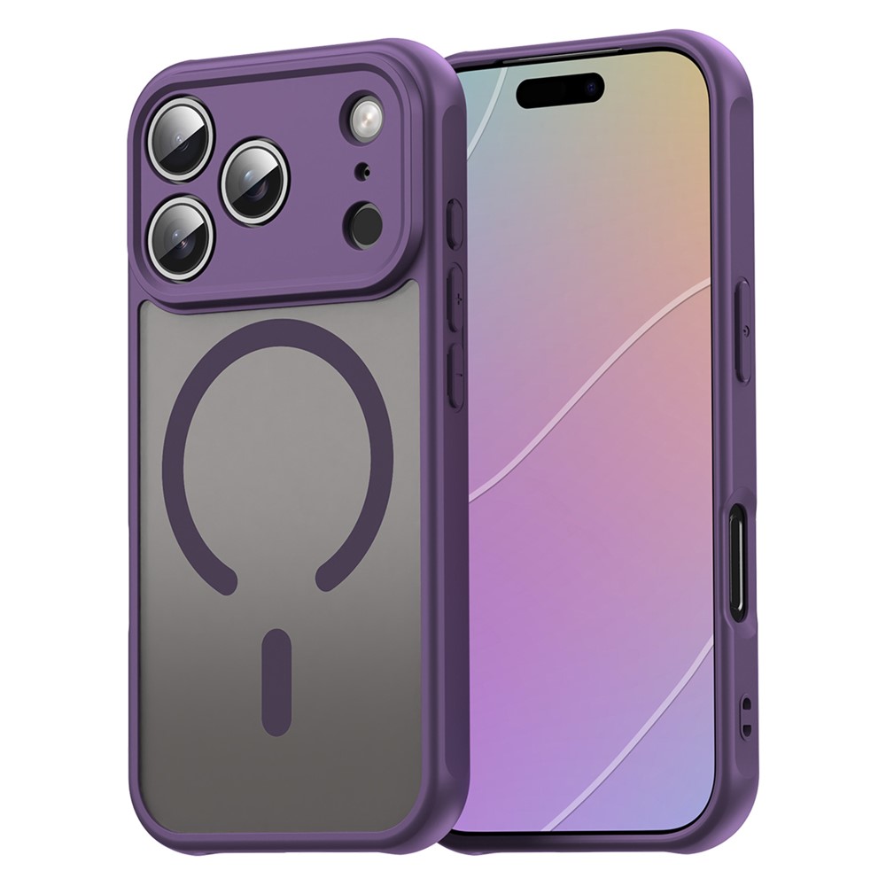 Magnetic Hybrid Skal iPhone 17 Pro Frosted Purple