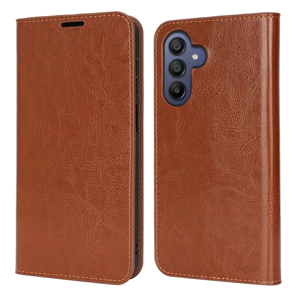Mobilfodral Samsung Galaxy A17 Äkta Läder Brun