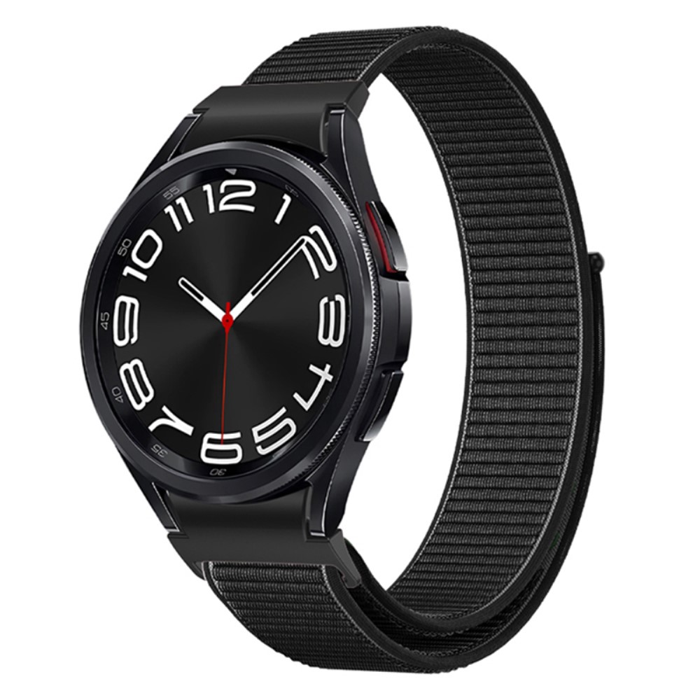 Full Fit Nylonarmband Samsung Galaxy Watch 6 Classic 43mm Svart