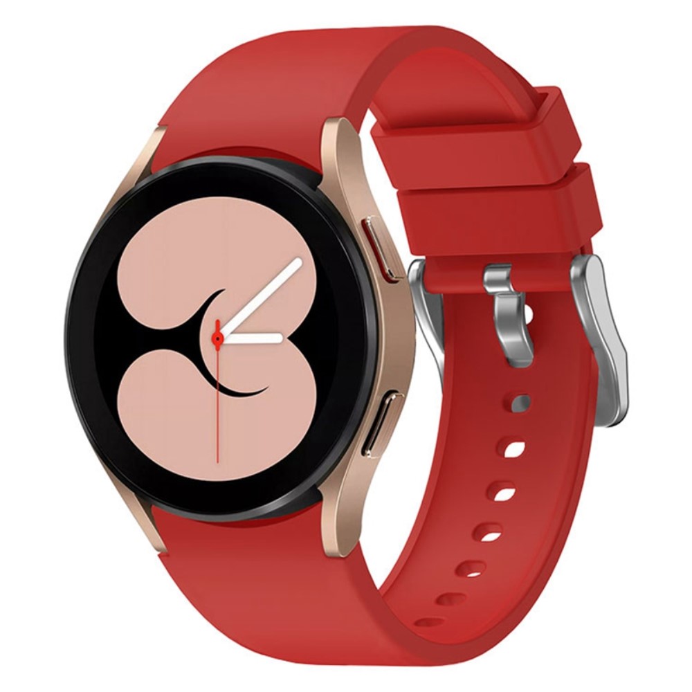 Full Fit Silikonarmband Samsung Galaxy Watch 6 44mm Röd