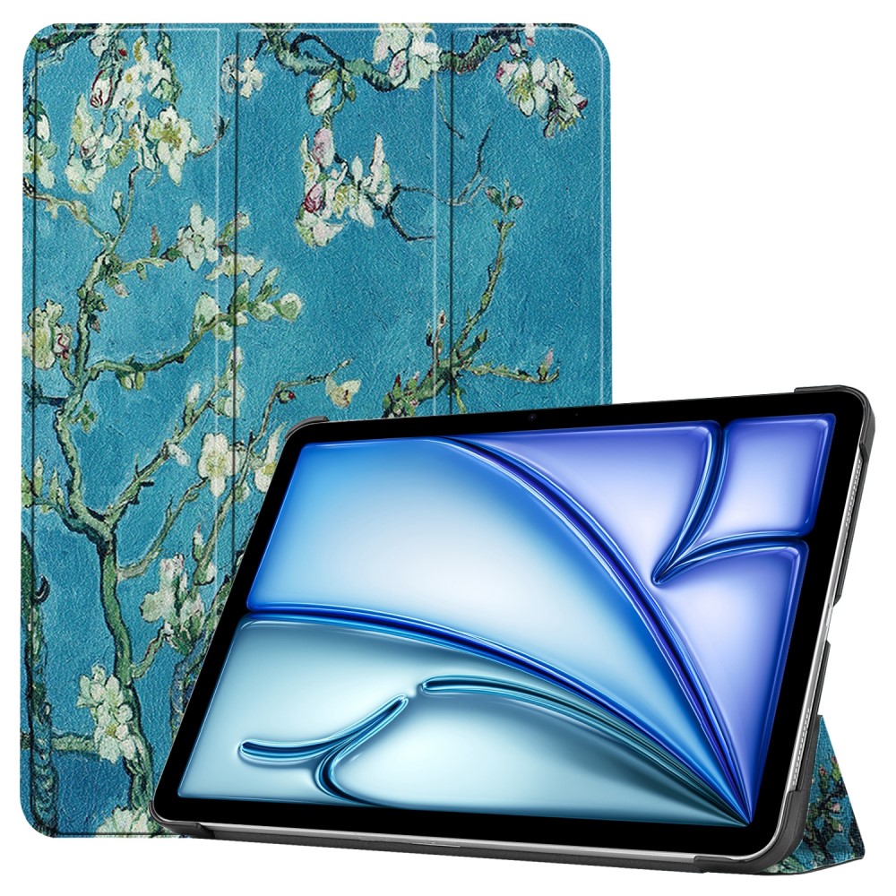 Apple iPad Air 11 7th Gen (2025) Fodral Tri-fold Körsbärsblommor