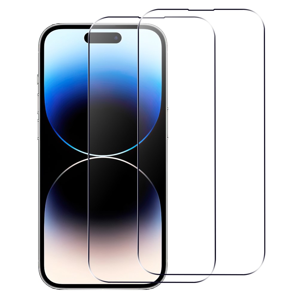 iPhone 16 Pro Max Skärmskydd 0.2mm Härdat Glas 2-Pack