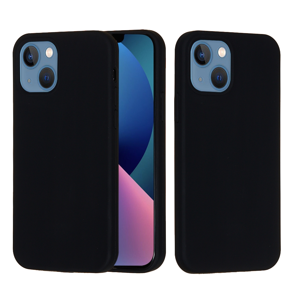 Silikonskal iPhone 14 Svart